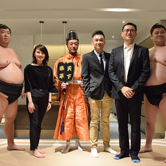 Trinity Pentamont Property Launch with Sumo Wrestlers